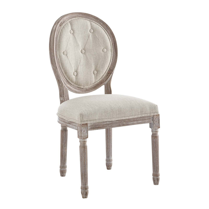 Sirea Vintage Dining Side Chair - Beige
