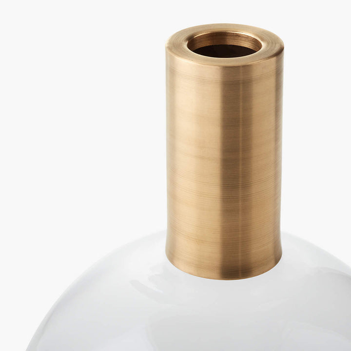 Florence Brass and Glass Vase