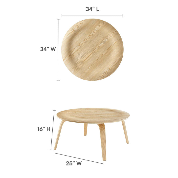 Plexi Coffee Table - Natural