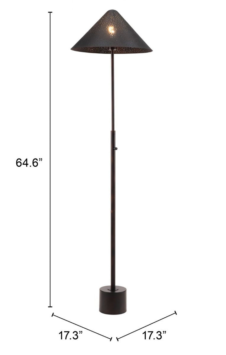 Cardin Bronze Floor Lamp
