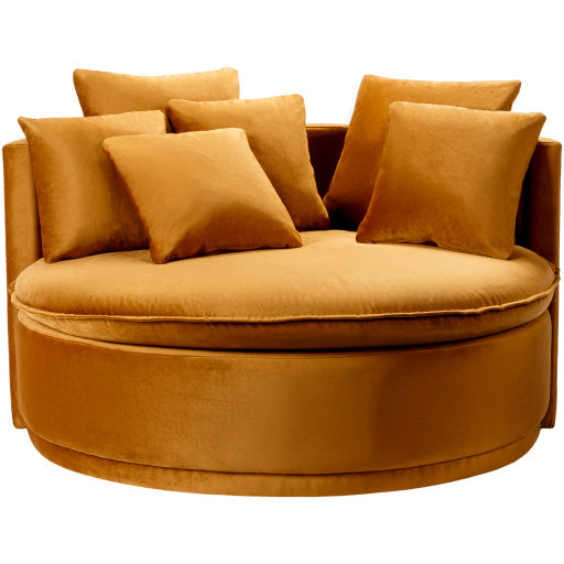 Contemporary Velvet Accent Chair