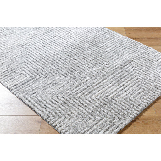 Delightful Swirls Machine Woven Rug