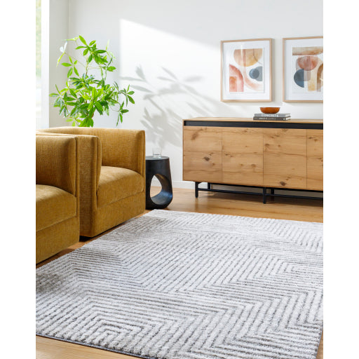 Delightful Swirls Machine Woven Rug