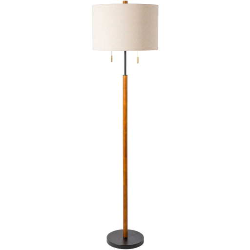 Modern Elegance 62H x 16W x 16D Accent Floor Lamp