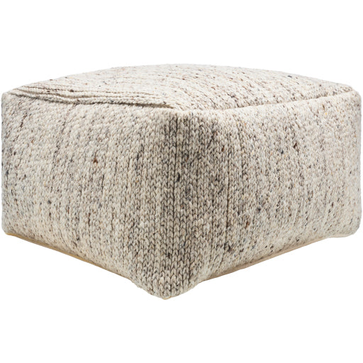 Chic and Versatile 14"H x 24"W x 24"D Pouf - Derby Collection