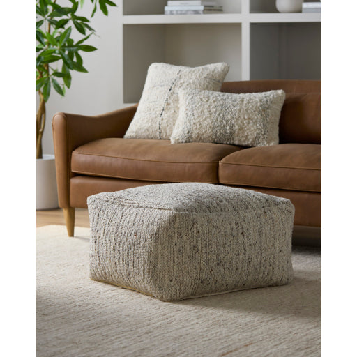 Chic and Versatile 14"H x 24"W x 24"D Pouf - Derby Collection
