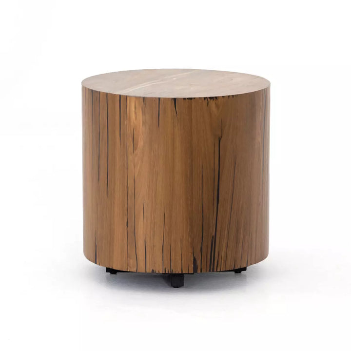 Dillon Natural Yukas Round End Table
