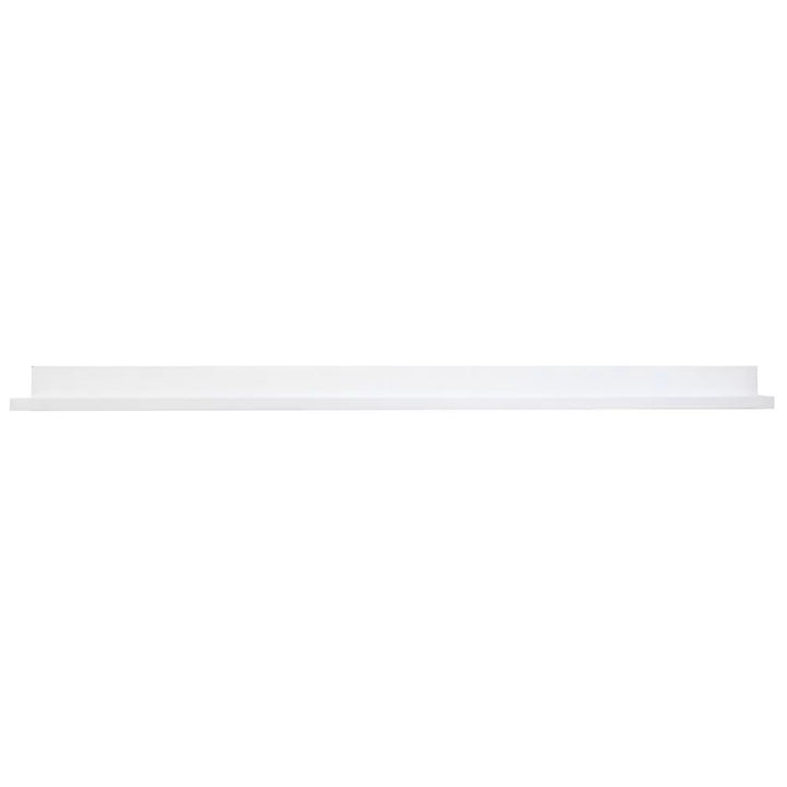 InPlace 48" x 4.5" Picture Ledge Wall Shelf White: Modern Floating Photo Display, MDF, Includes Mounting Hardware