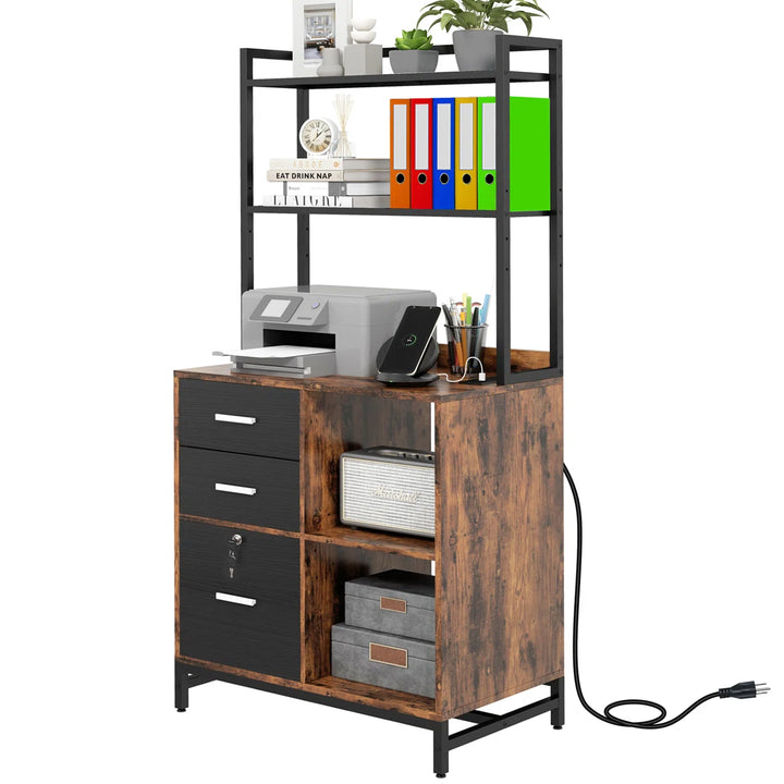 Livofloral 3 Drawer File Cabinet