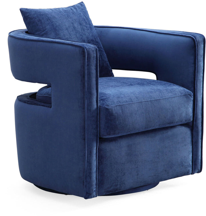 Hudson Navy Swivel Chair