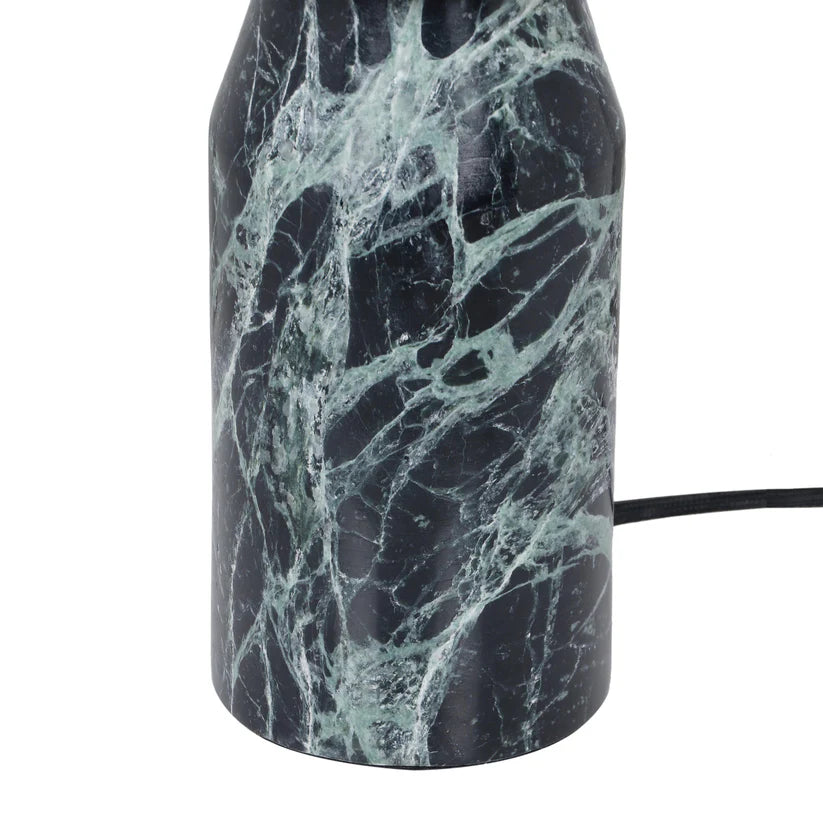 Green Marble Globe Table Lamp