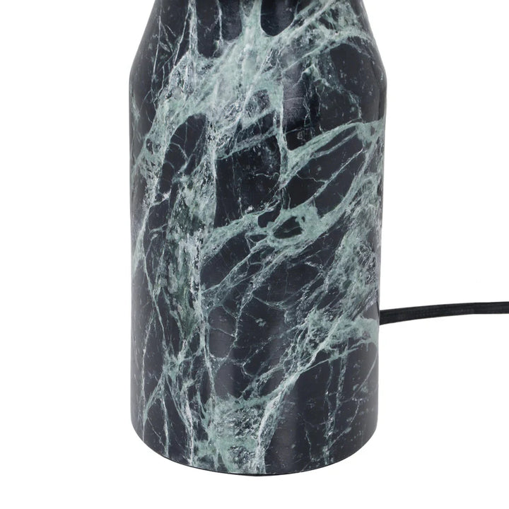 Green Marble Globe Table Lamp
