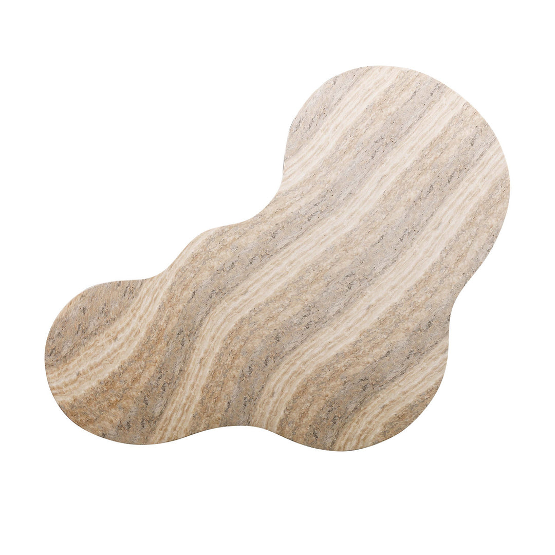 Faux Travertine Coffee Table