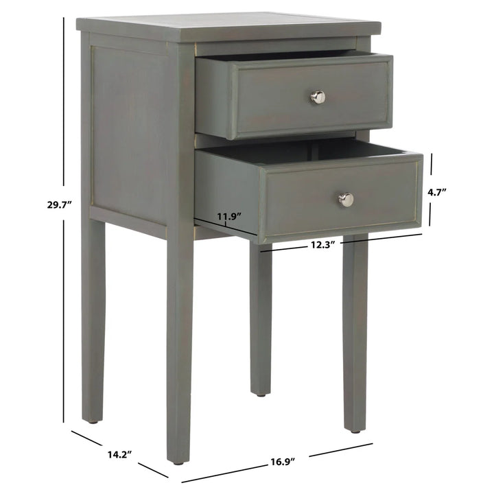 Joanna Solid Wood 2 - Drawer End Table