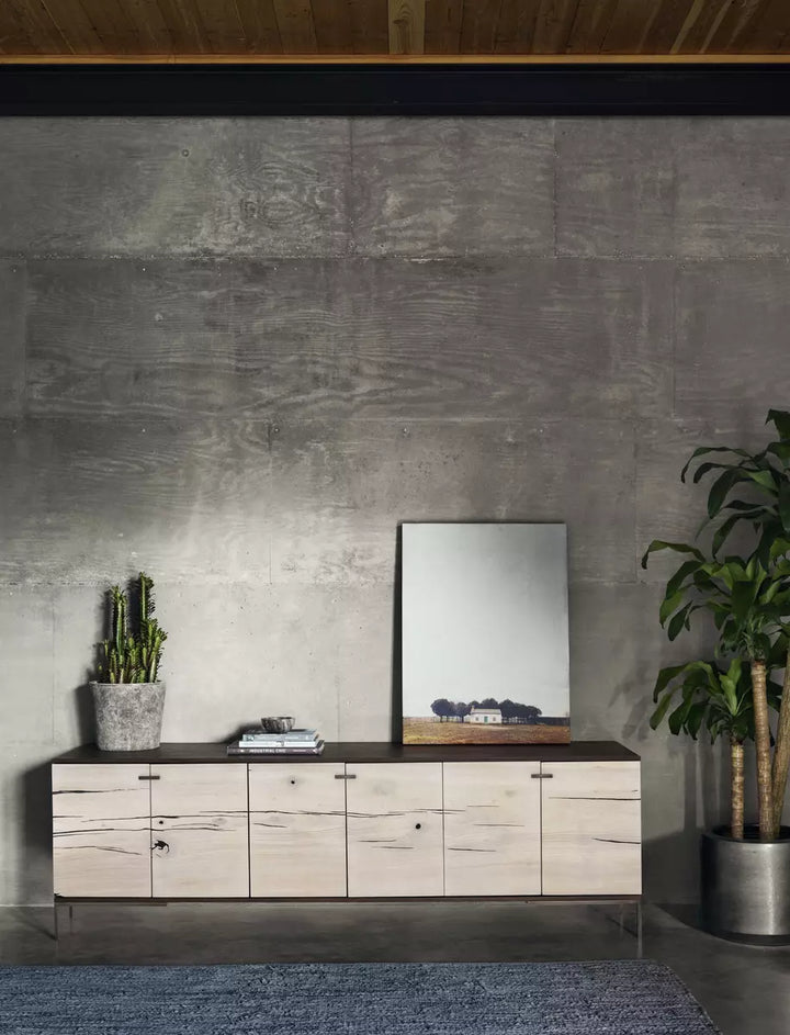 Curo Media Console - Bleached