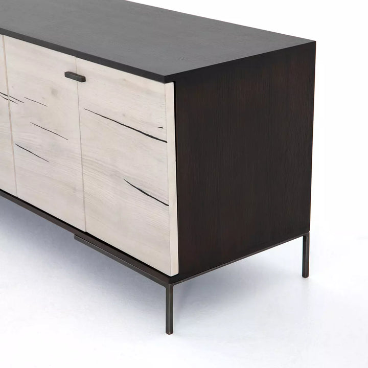 Curo Media Console - Bleached