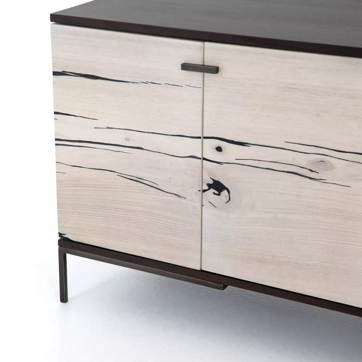 Curo Media Console - Bleached
