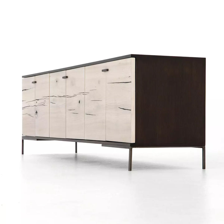 Curo Media Console - Bleached