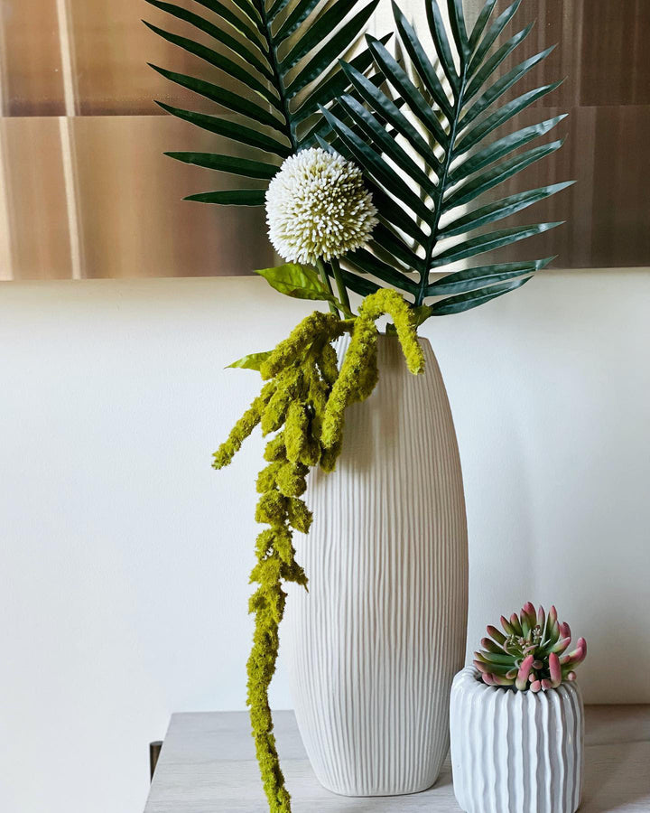 Alura Cream Tall Vase