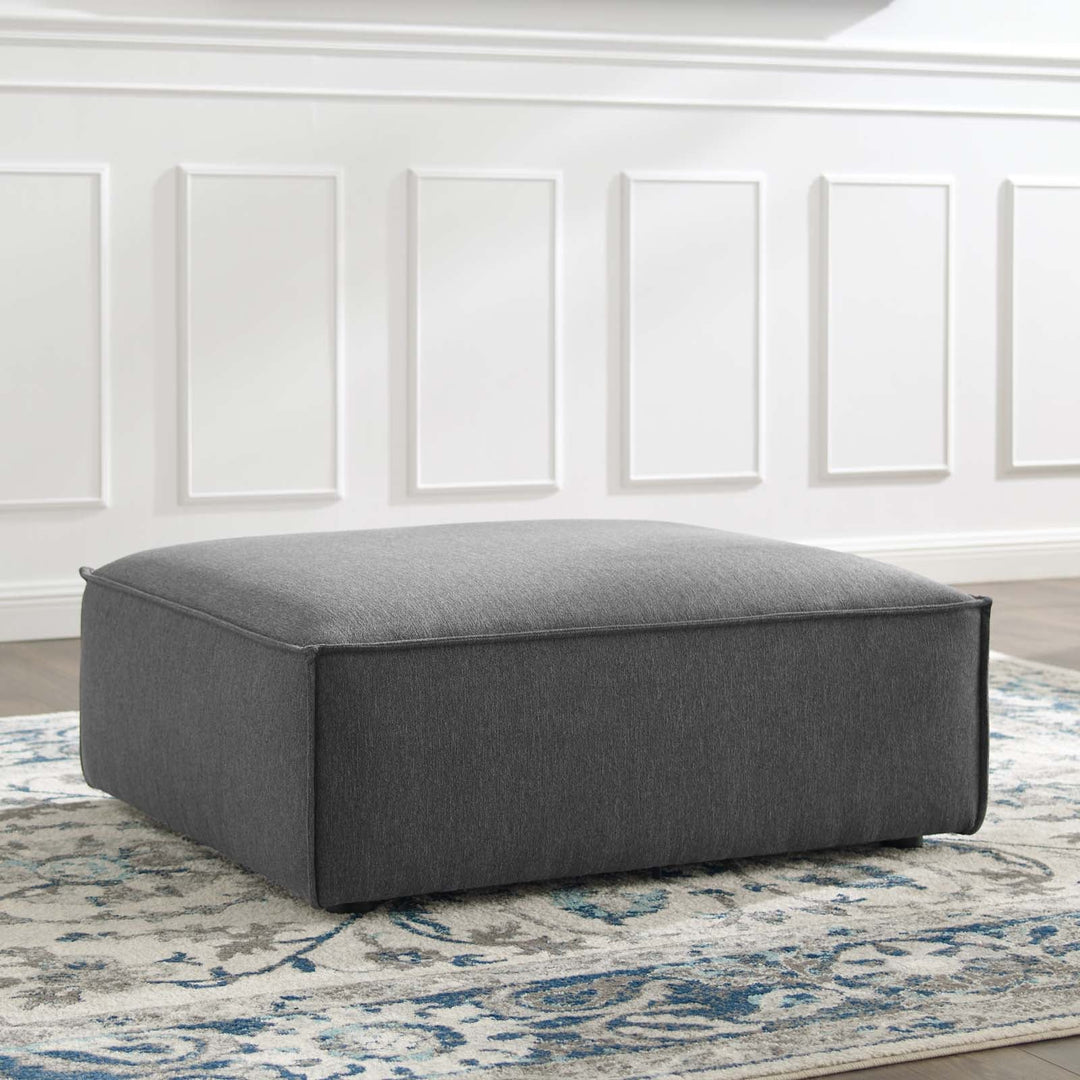 Tressor Ottoman - Charcoal