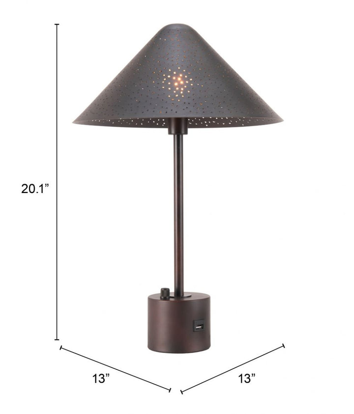 Cardin Bronze Table Lamp