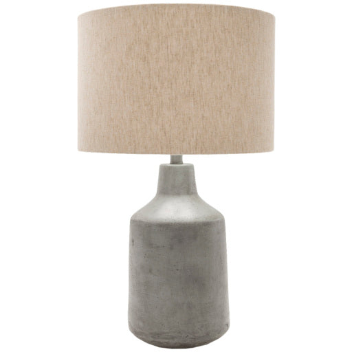 Elegant Accent Lamp - Freeman Beige Linen Shade