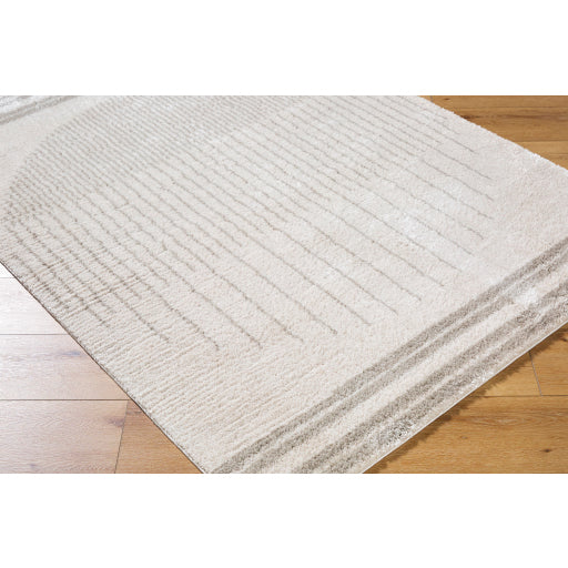 Fossay Serenity Swirl Machine Woven Rug