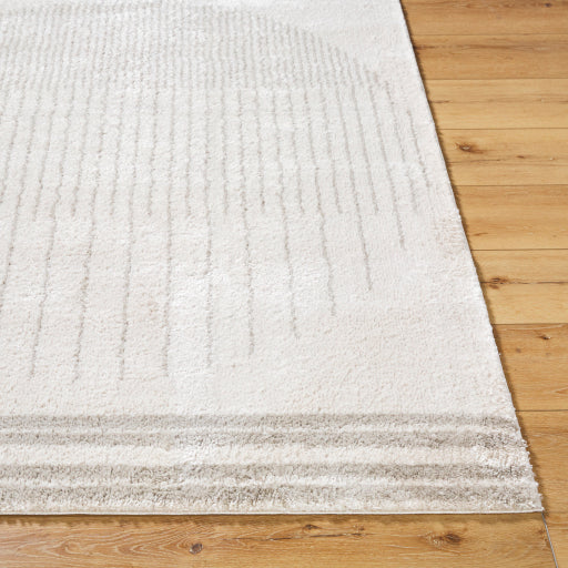 Fossay Serenity Swirl Machine Woven Rug