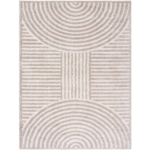 Fossay Shimmer Swirl Machine Woven Rug