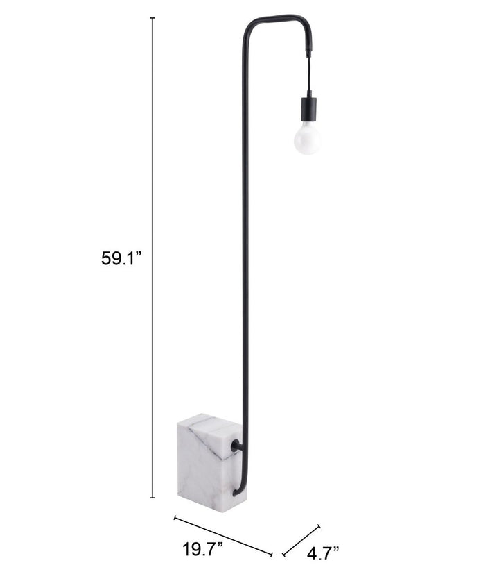 Lancelin Black Floor Lamp