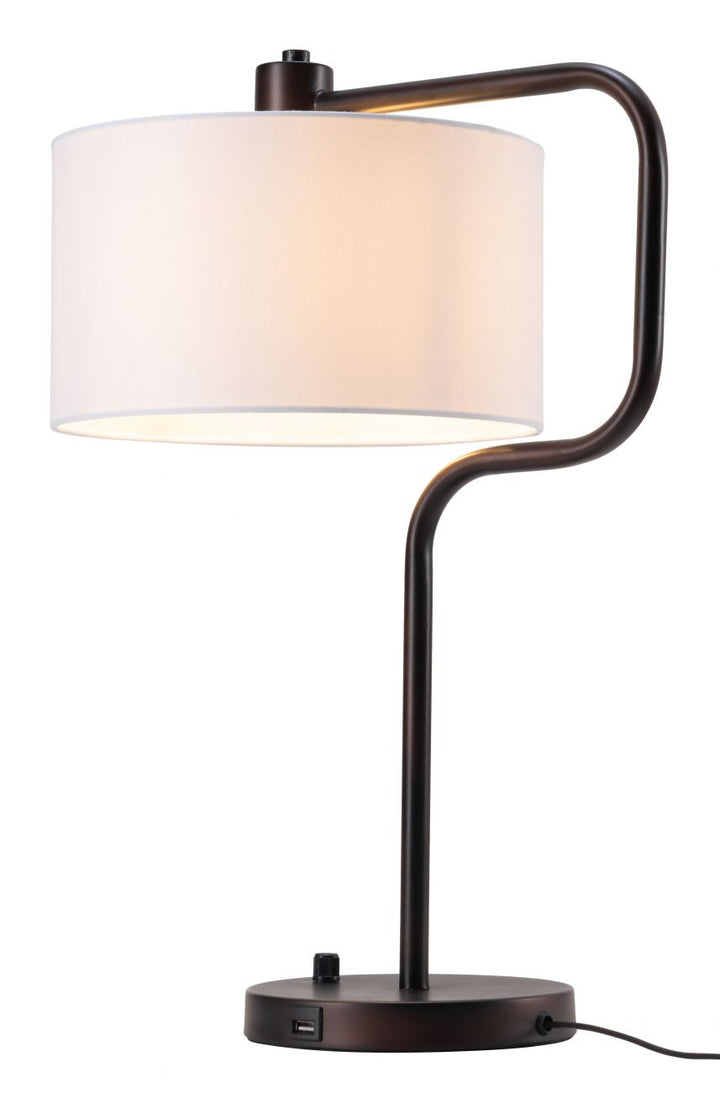 Mendra White Table Lamp