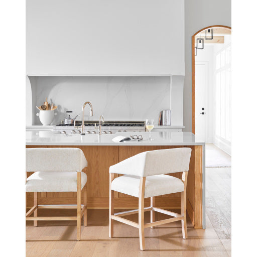 Elevate Your Space - Grace 35'' Modern Upholstered Stool