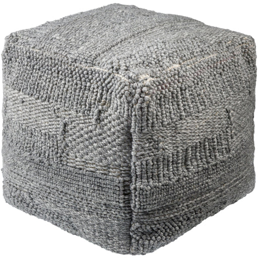 Cozy Gabon Woven Pouf