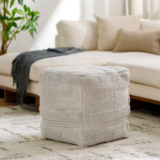 Gabon Outdoor Woven Pouf