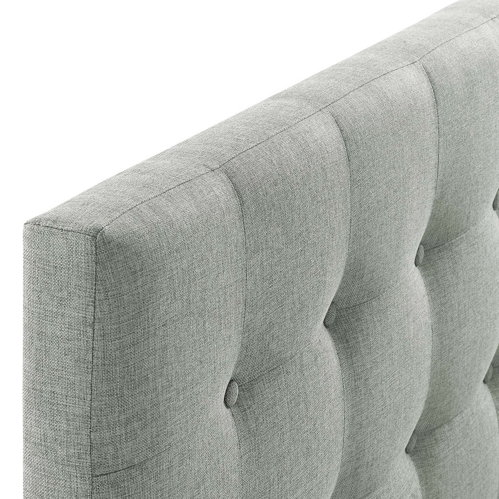 Yulum Upholstered Gray Headboard - Queen