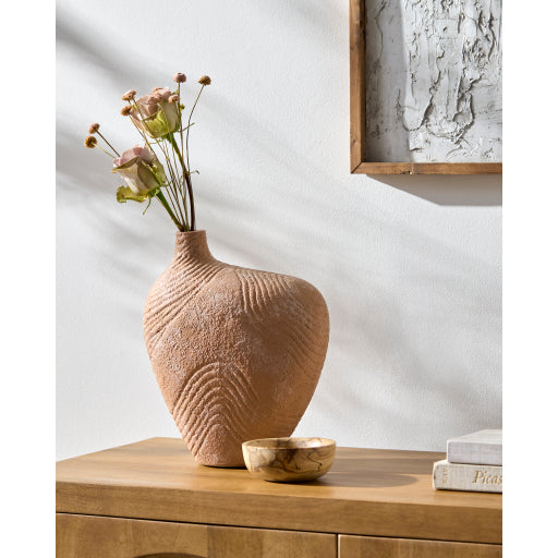 Boho Chic Papier-Mache Vase