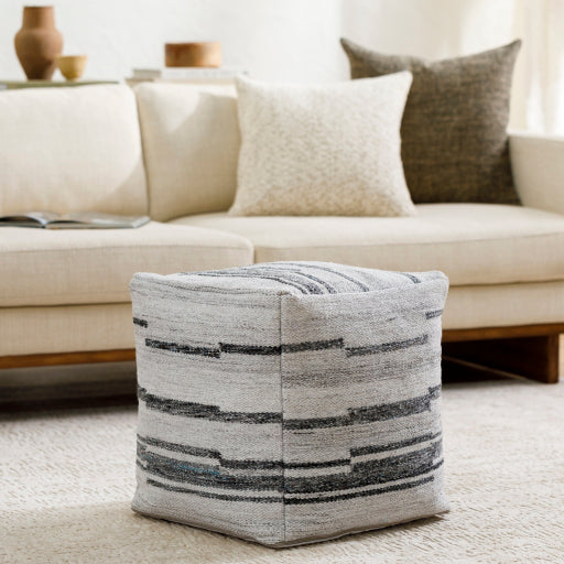 Eco-Friendly Guinea Woven Pouf