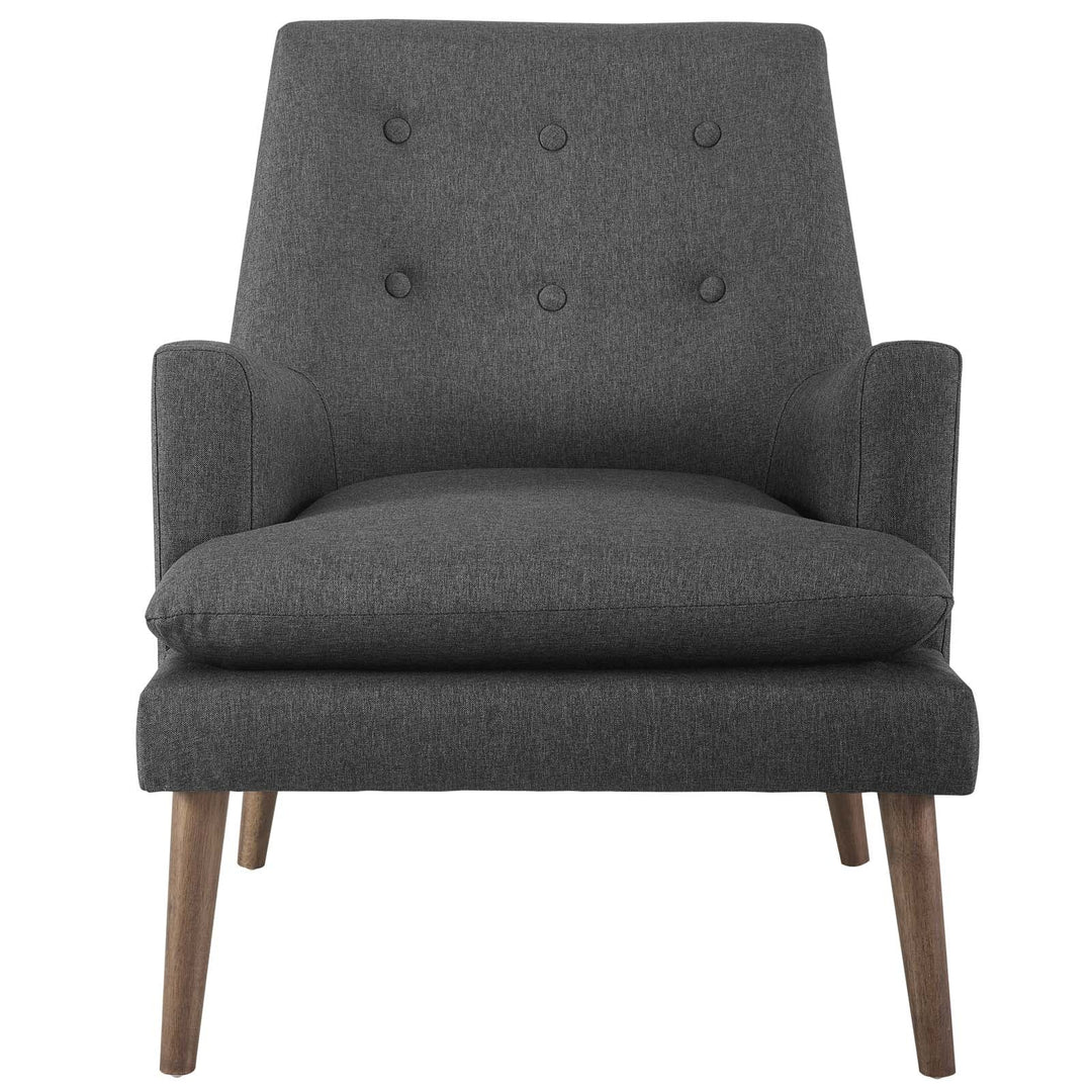Ruselle Upholstered Lounge Chair - Gray