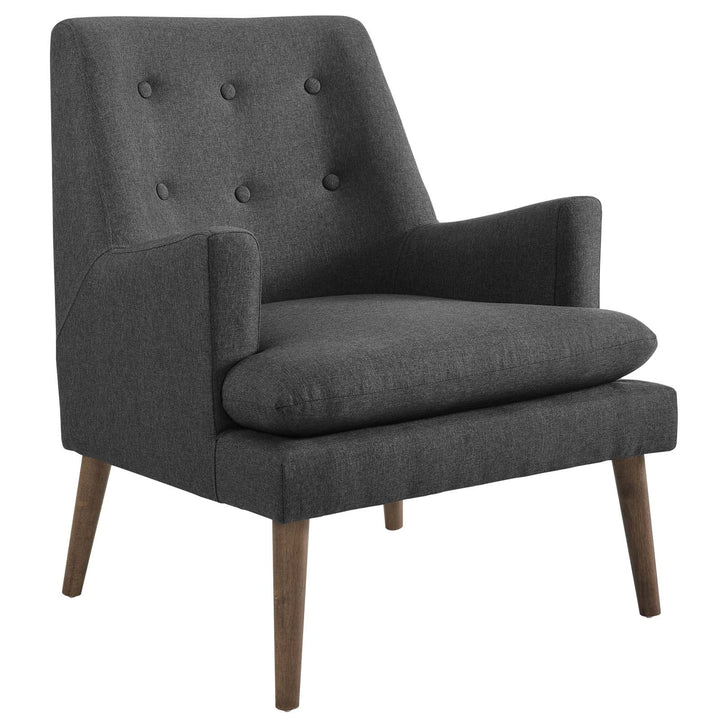 Ruselle Upholstered Lounge Chair - Gray