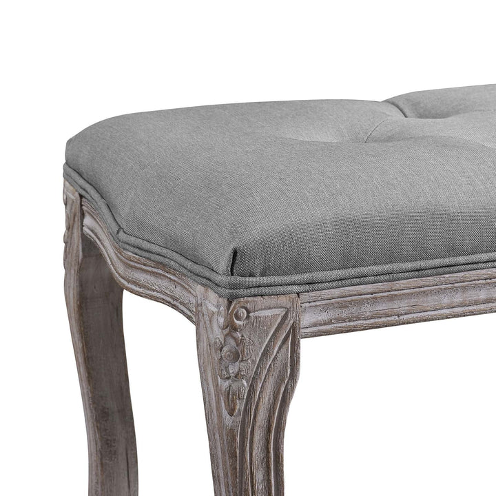 Leage Fabric Bench - Gray