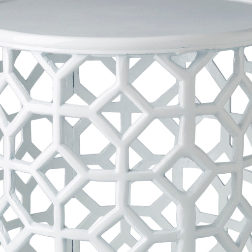 Contemporary Hale Aluminum Accent Table