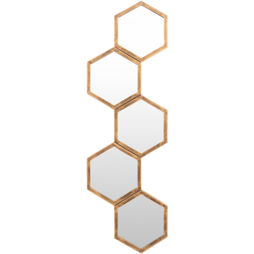 Charming Hexagon Decorative Mirror