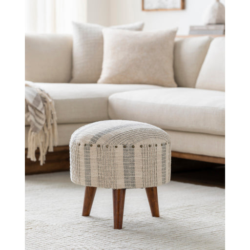 Sophisticated Woven Ottoman
