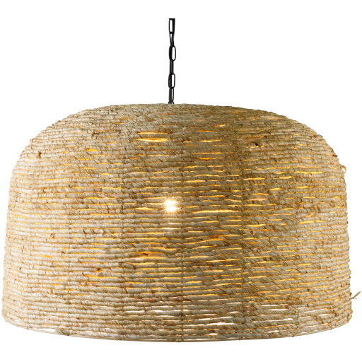 Eco-Chic Rattan Pendant