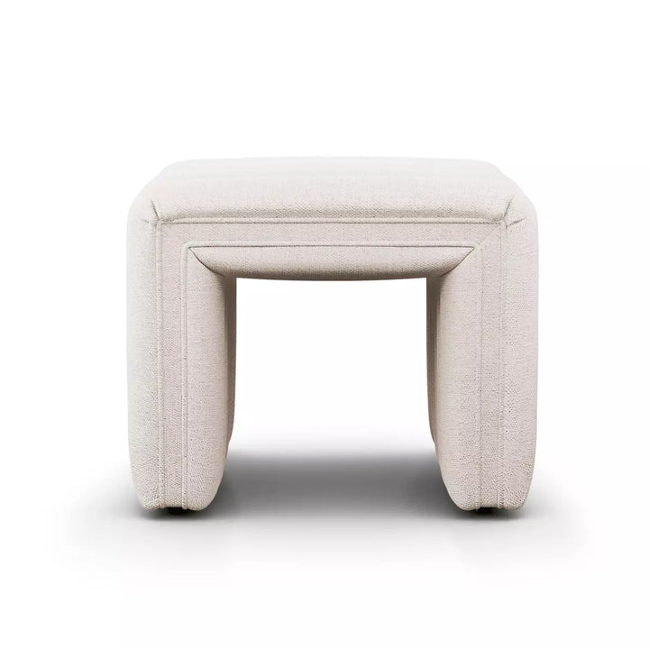 August Ottoman in Cream