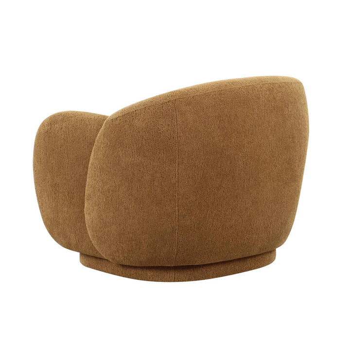 Kristy Brown Boucle Accent Chair