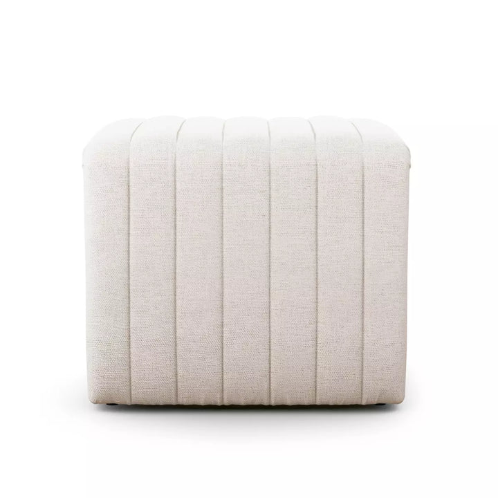 August Ottoman in Cream