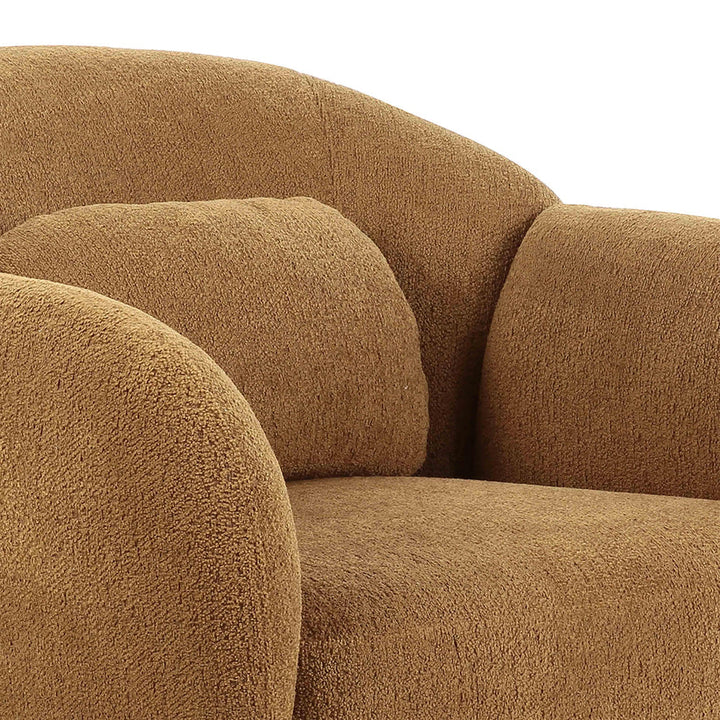 Kristy Brown Boucle Accent Chair