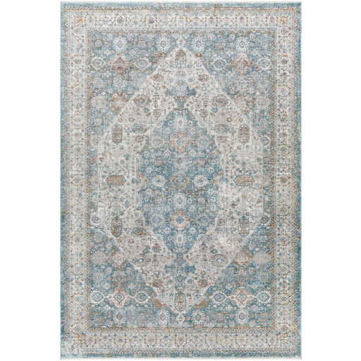 Isfahan Imperial Sapphire Machine Woven Rug