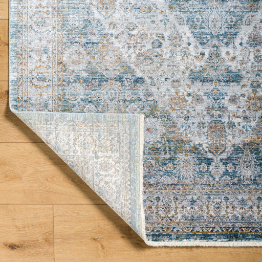 Isfahan Imperial Sapphire Machine Woven Rug